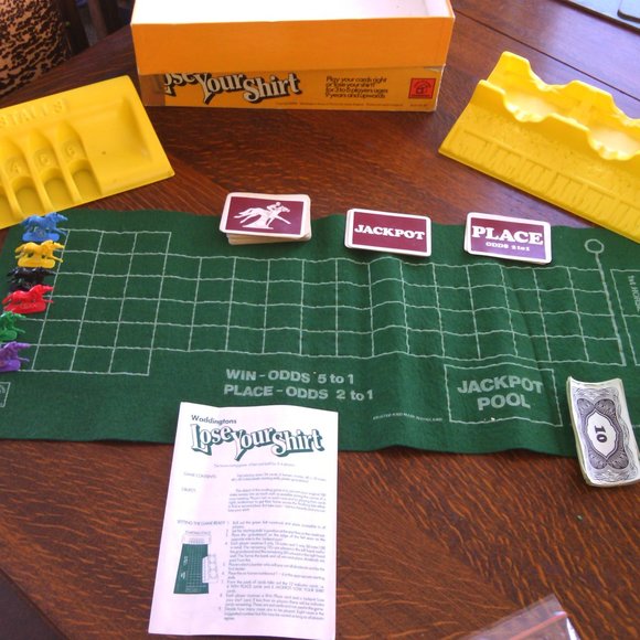 Lose Your Shirt vintage Waddingtons Games 1976 horse racing board game family - Picture 16 of 16
